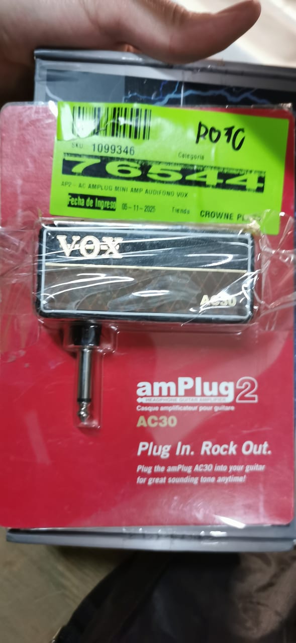 VOX amPlug 2 AC30 (amplificador de audífono)